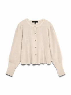 Light Fitted Cardigan, Eggnog, XL