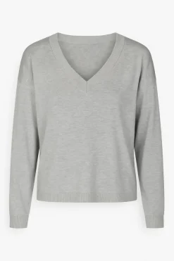 Limu Striktrøje, Grey Melange, XL
