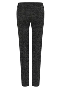Lina Long 5-pocket Bukser, Snake Lurex, 40
