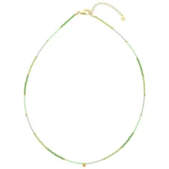 Line Halskæde, Light Green, 42+5 cm