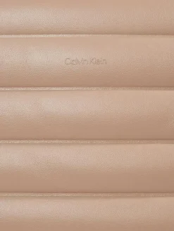 Line Quilt Medium Tote Taske, Chanterelle