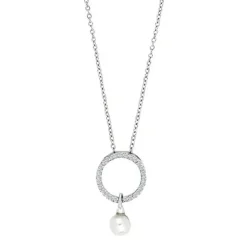 Lisbeth Halskæde, Sølv, 45 cm