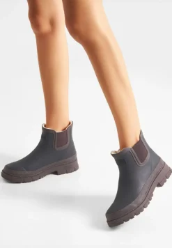 Liv Warm Gummistøvler, Black/Chocolate, 41