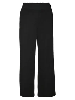 Liva Wide Bukser, Black, XS/L32