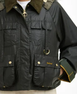 Liza Wax Jakke, Fern/Ancient, 38