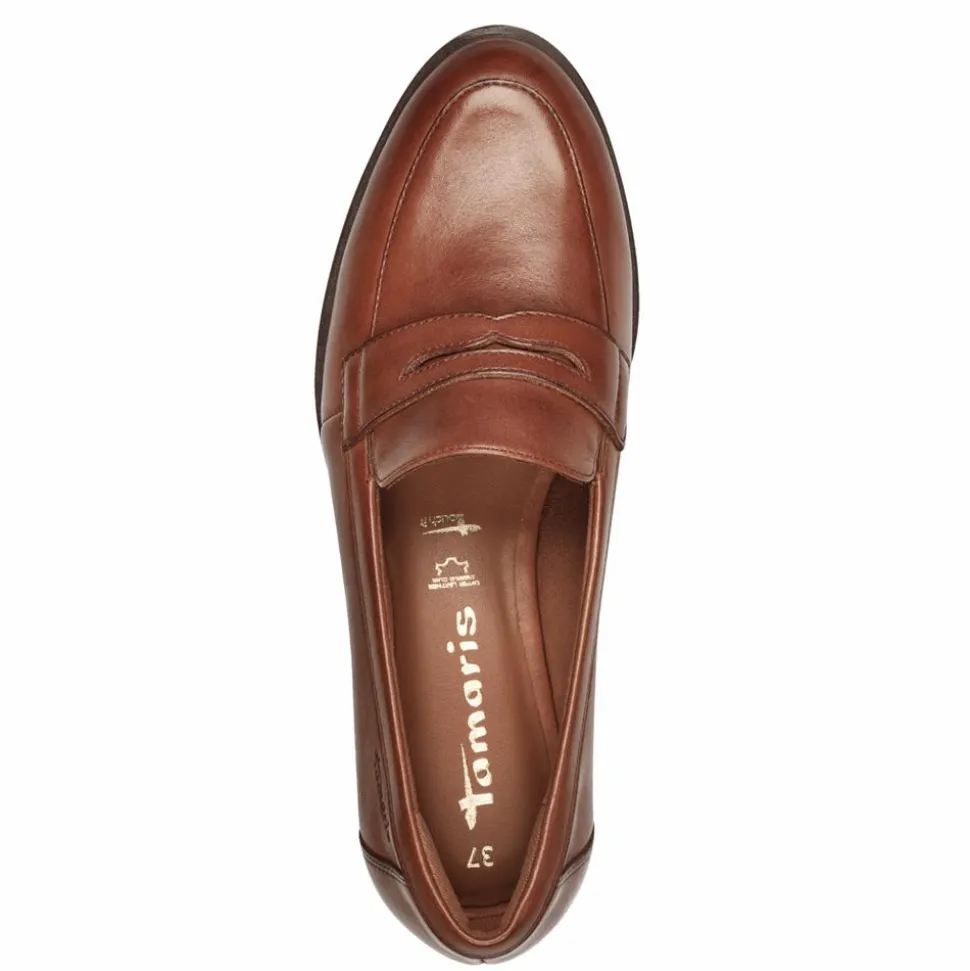 Loafers, Cognac, 38