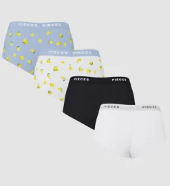 Logo 4-pak Trusser, Blue/ Lemon/ Black/ White, XL