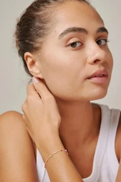 Lola Armbånd, Sølv/Rainbow, 15+4 cm