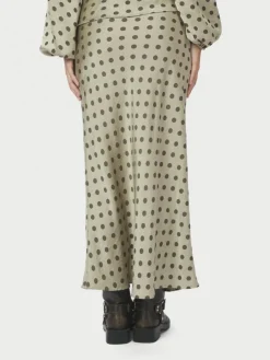 Lola Dotted Nederdel, Pistachio, 42