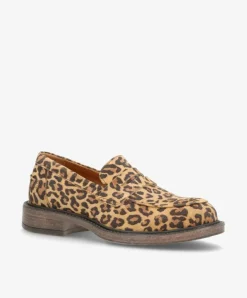 Loretta S Loafers, Leopard Suede, 40