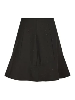 Loui Bedazzled Nederdel, Black, 34