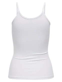 Love Strap Top, White, M