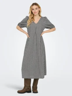 Lucas Midi Kjole, Black, XL