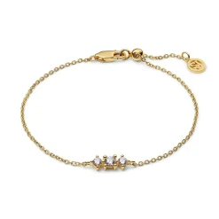 Lucente Armbånd, Gold Plated, 18 cm