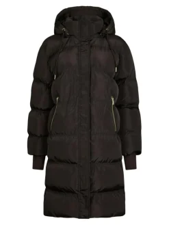 Lucette Puffer Jakke, Dark Brown, 36
