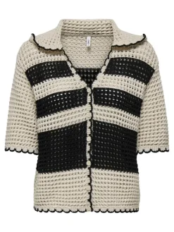 Lucie Cardigan, Ecru, XS
