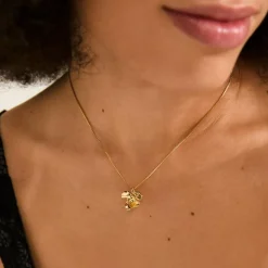 Luis Halskæde, Gold Plated, 40+9 cm