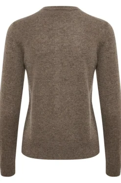 LukkaIW Cardigan, Brown Melange, XS/S