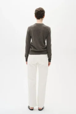 LukkaIW Cardigan, Brown Melange, XS/S