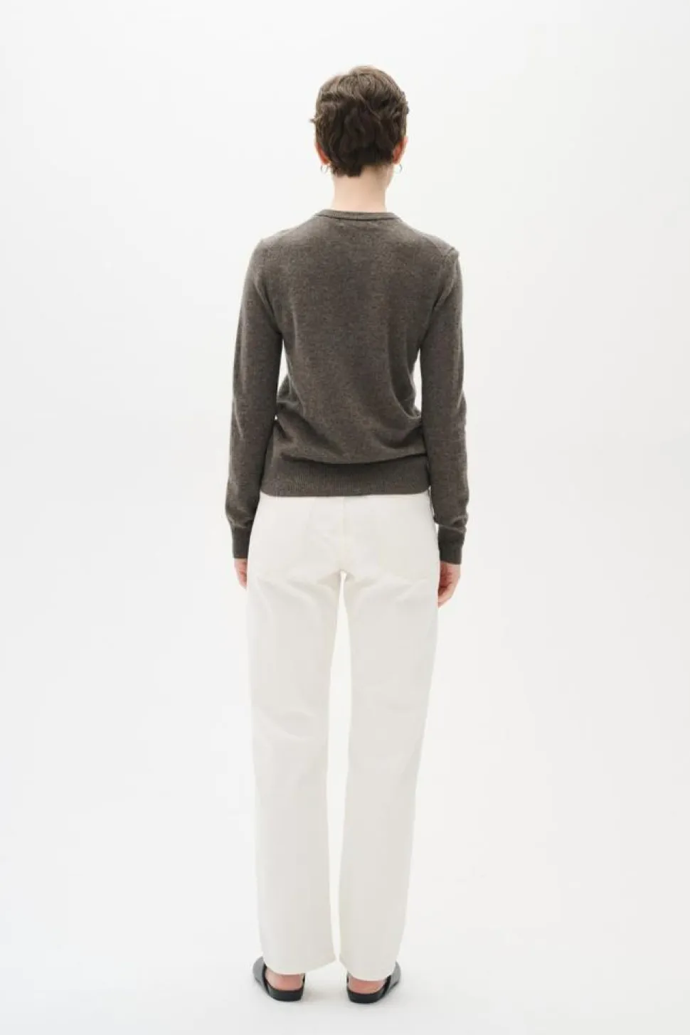 LukkaIW Cardigan, Brown Melange, XS/S