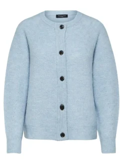 Lulu Cardigan, Cashmere Blue Melange, XL