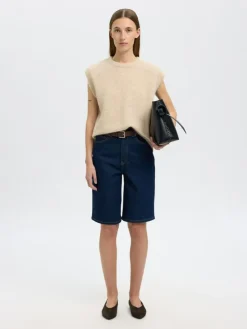 Lulu Knit Vest, Birch, L