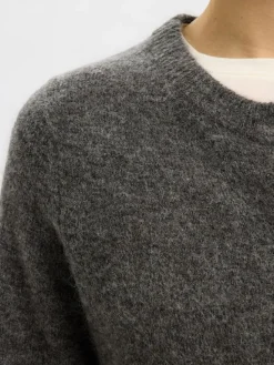 Lulu New Cardigan, Medium Grey Melange, L