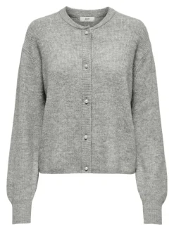 Lumi Cardigan, Medium Grey Melange, XL