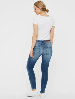 Lux Slim Jeans, Medium Blue Denim, XS/L32