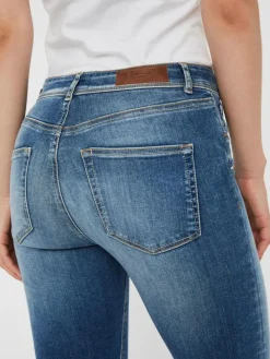 Lux Slim Jeans, Medium Blue Denim, XS/L32