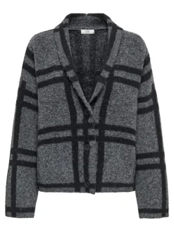 Lydia Coatigan, Dark Grey Melange, L