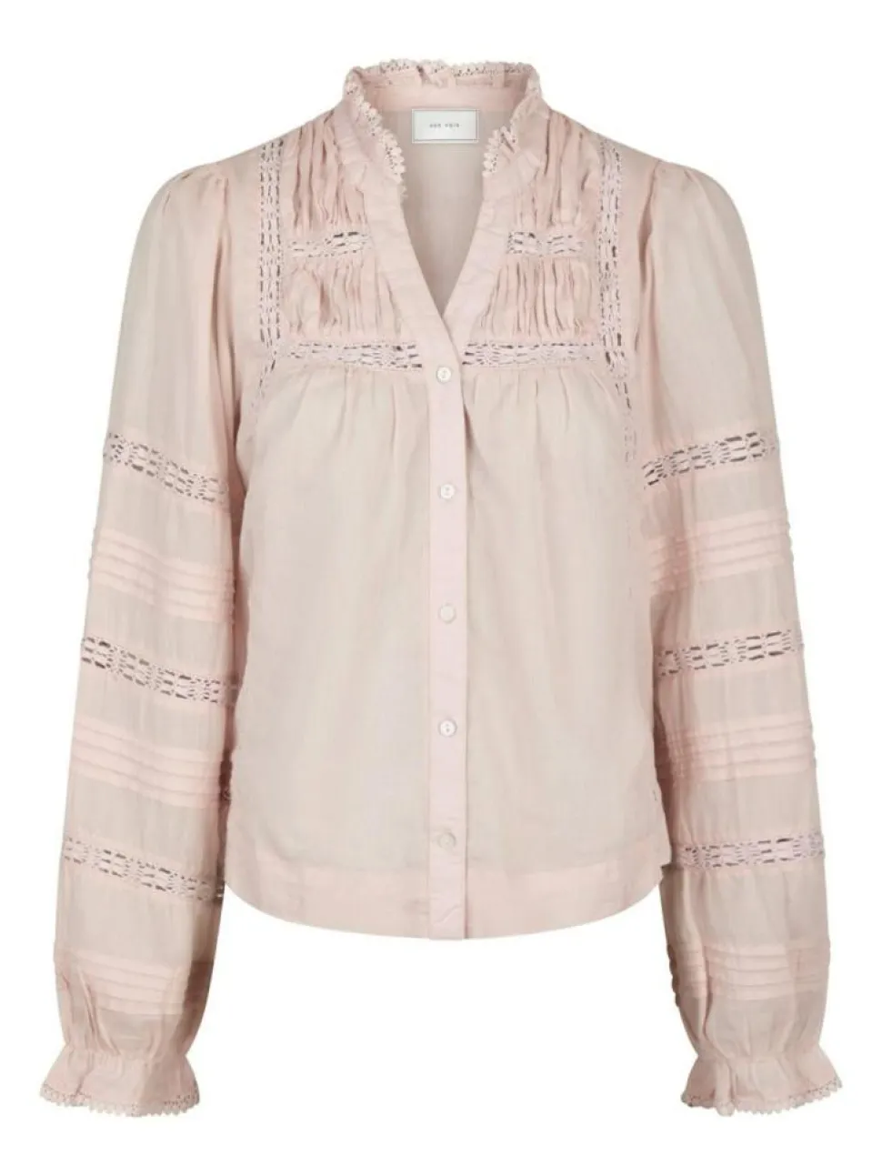 Lyla S Voile Bluse, Dusty Rose, 36