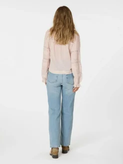 Lyla S Voile Bluse, Dusty Rose, 36