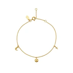 Lysander Armbånd, Gold Plated, 16+3 cm