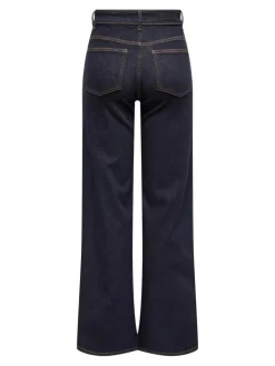 Madison Blush Højtaljede Jeans, Dark Blue Denim, L/L32