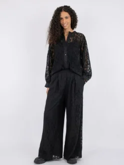 Madison Lace Bukser, Black, 40