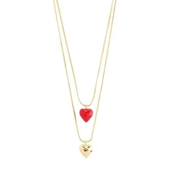 Maeve 2-pak Halskæde, Gold Plated, 36/42+9 cm