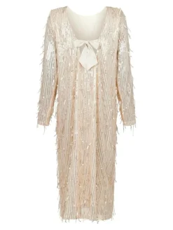 Maline Sequins Kjole, Rose Gold, 34