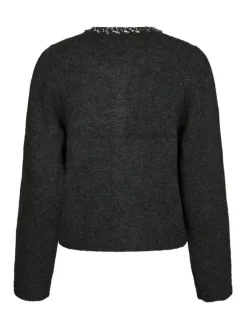 Marie Stone Knit Cardigan, Antracit, 38