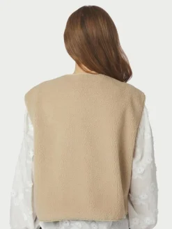 Mariko Teddy Vest, Sand, 42