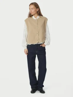 Mariko Teddy Vest, Sand, 42