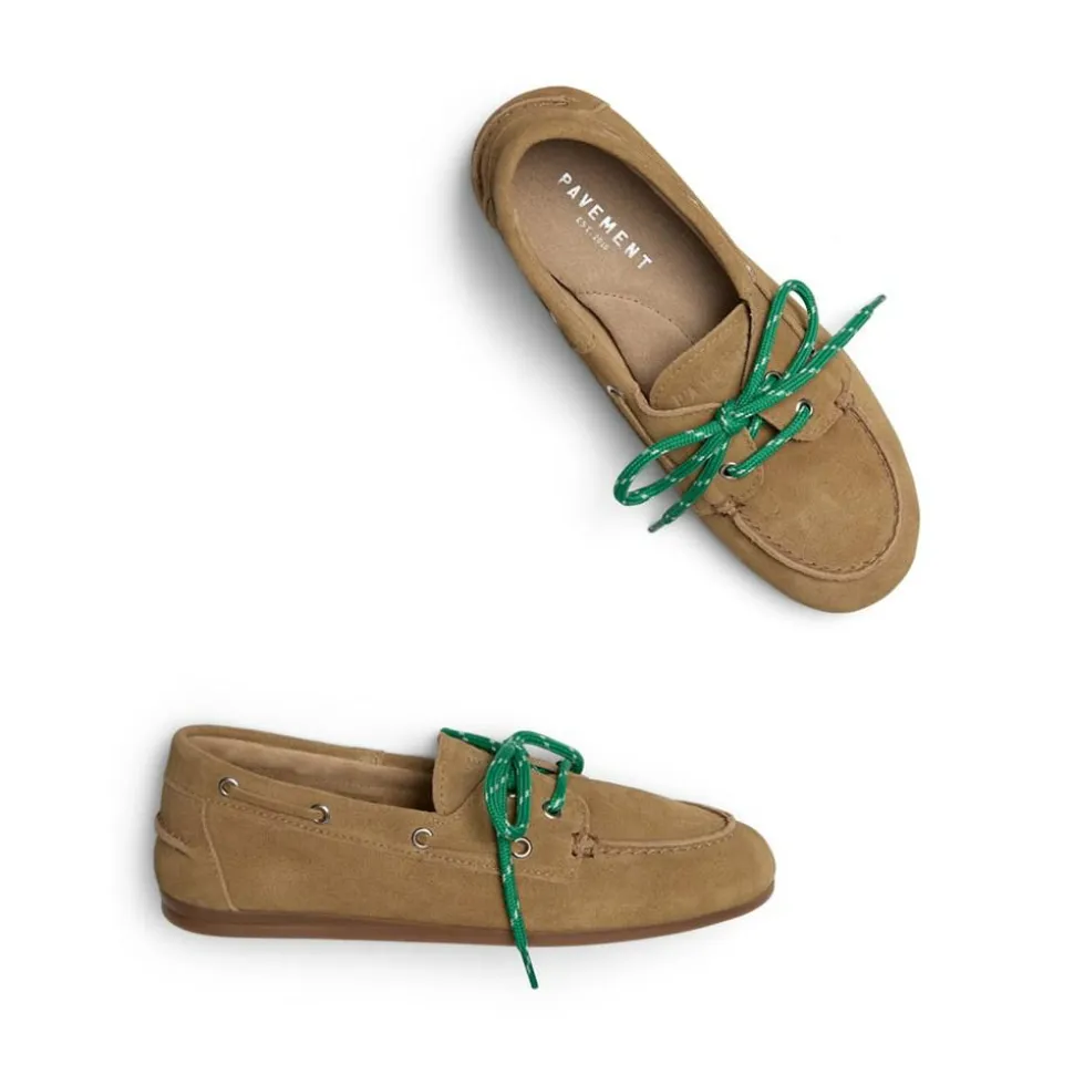 Marin Lace Sejlersko, Taupe Suede/Green, 42