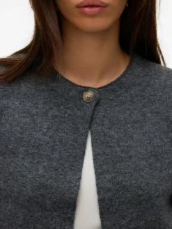 Marina Cardigan, Dark Grey Melange, L