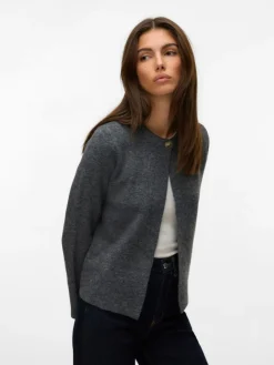 Marina Cardigan, Dark Grey Melange, L