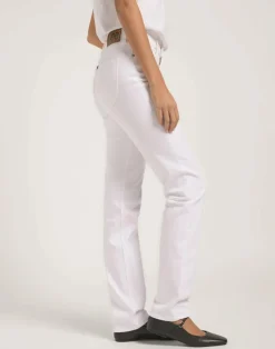 Marion Straight Jeans, Bright White, W29/L31