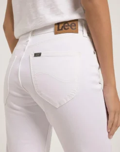 Marion Straight Jeans, Bright White, W29/L31