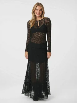 Mariya Lace Nederdel, Black, 42