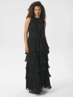 Marli Glitz Kjole, Black, 38