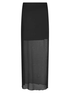 Marlise Mesh Nederdel, Black, 36