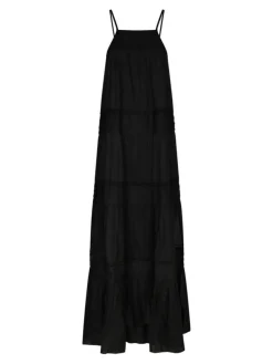 Martina S Voile Kjole, Black, 36